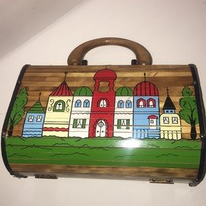 Wooden purse